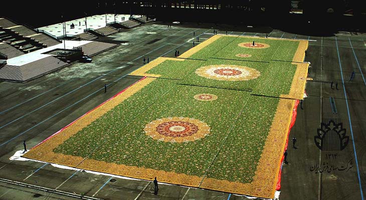 بزرگترین فرش دستباف جهان